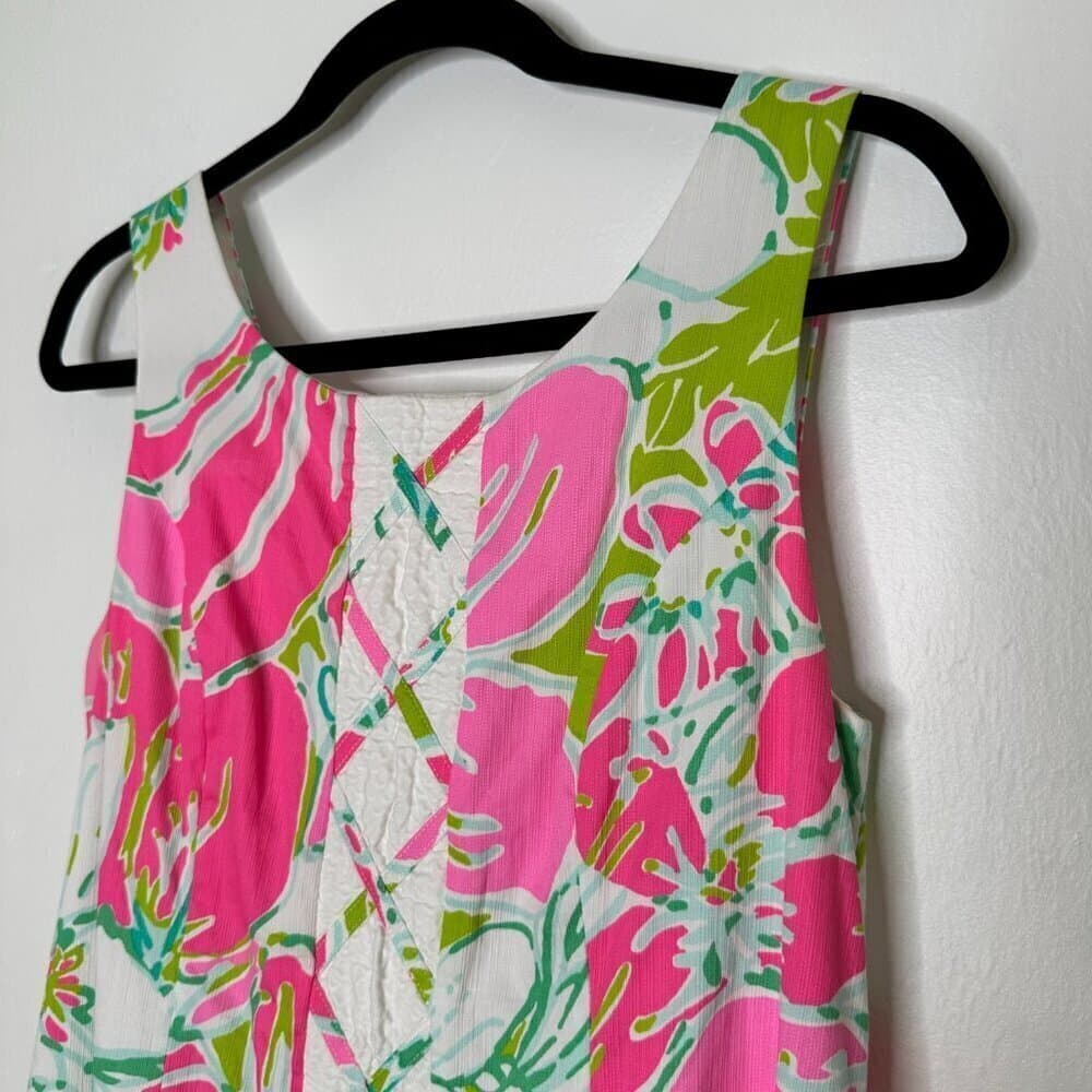 Lilly Pulitzer Cathy Sleeveless Shift in Don’t Give a Cluck Size 8 - Thumbnail 4