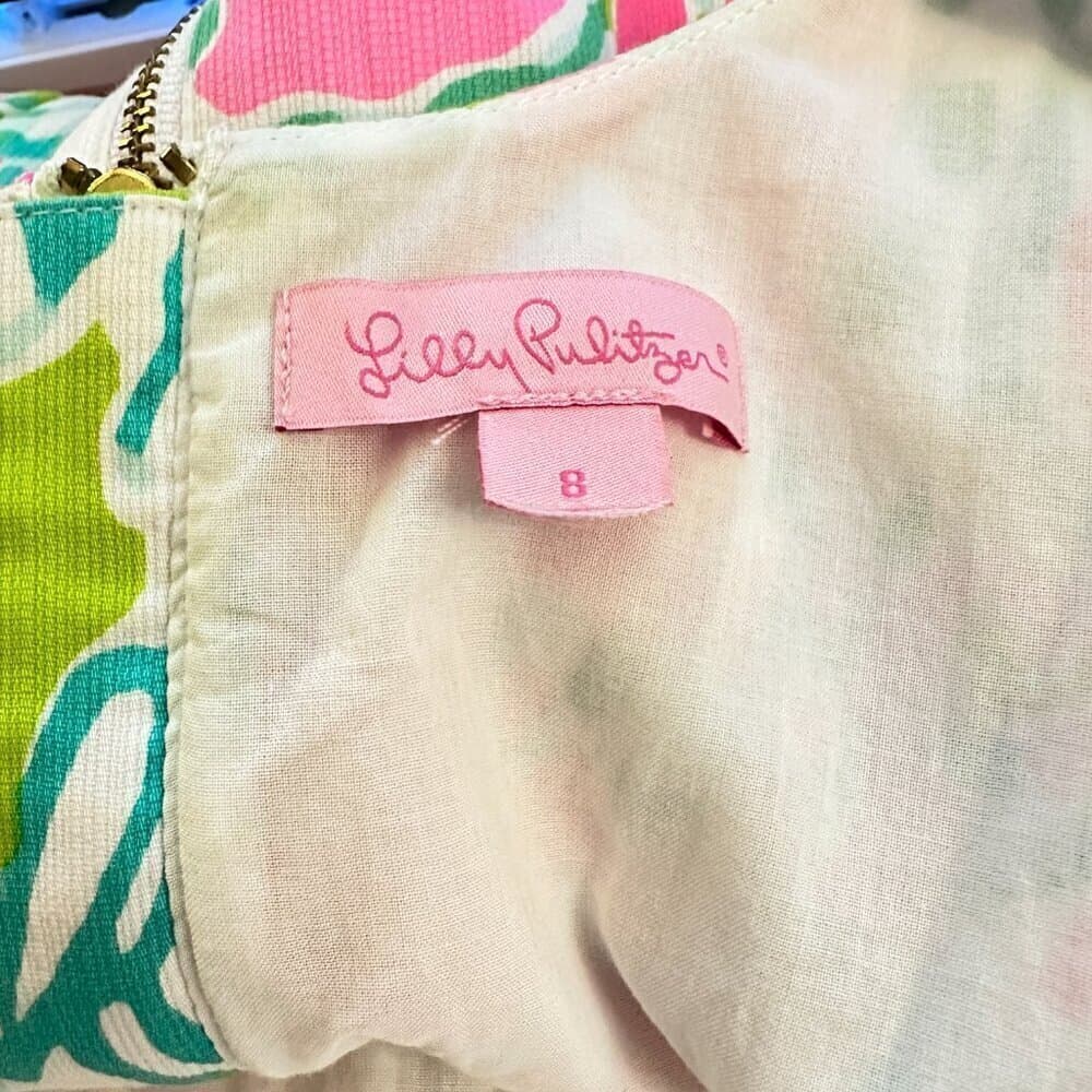 Lilly Pulitzer Cathy Sleeveless Shift in Don’t Give a Cluck Size 8 - Thumbnail 7