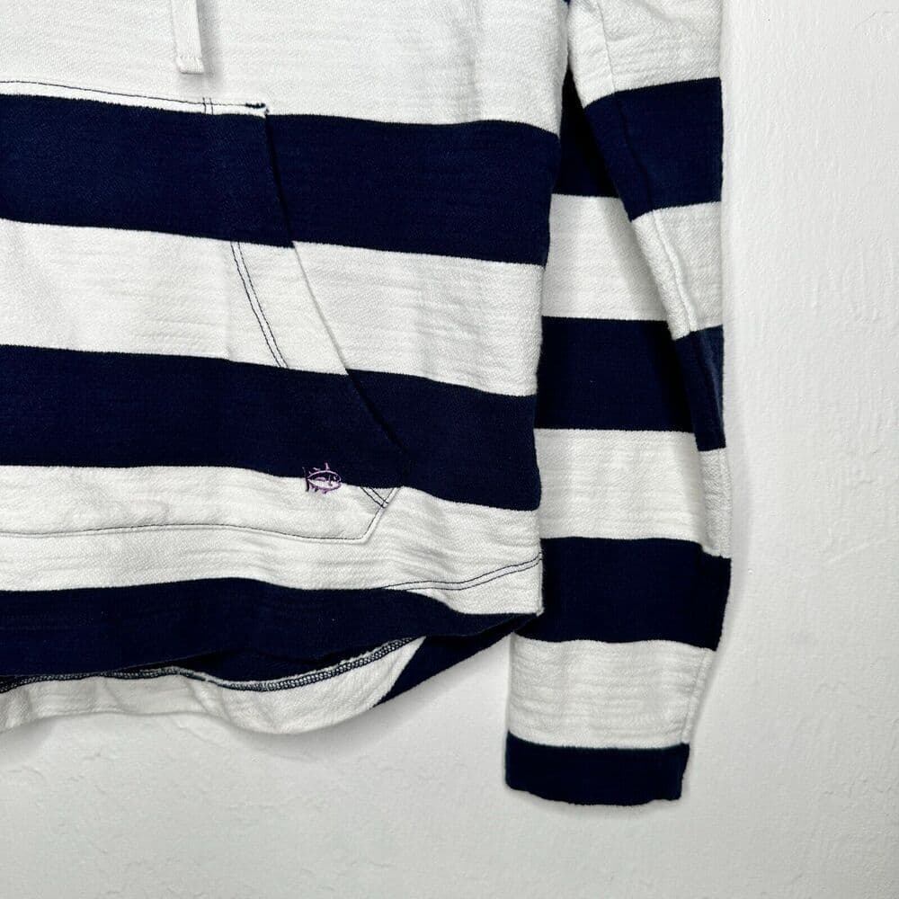 Southern Tide Lightweight Striped Pullover Rosie Hoodie Women’s Size XS - Thumbnail 5