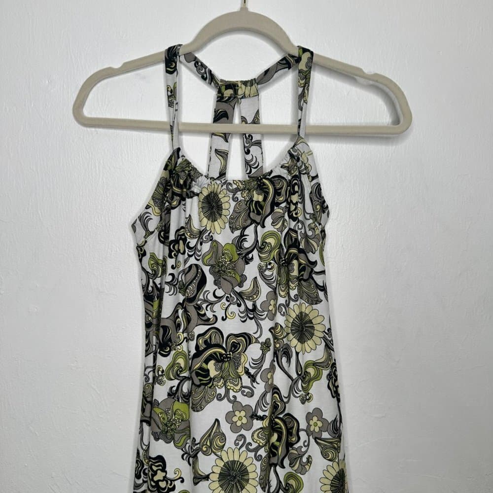 prAna Women's Quinn Dress Gravel Flower Power Small - Thumbnail 4