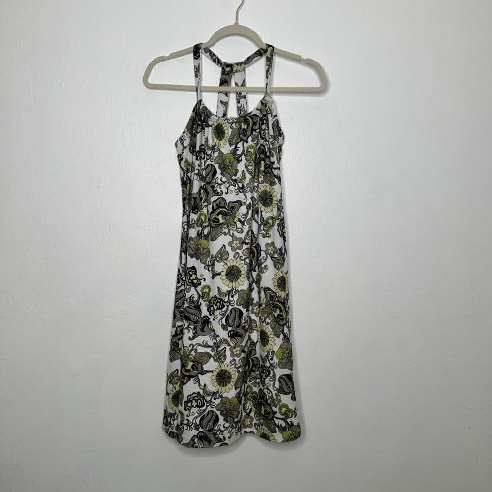 prAna Women's Quinn Dress Gravel Flower Power Small - Thumbnail 3