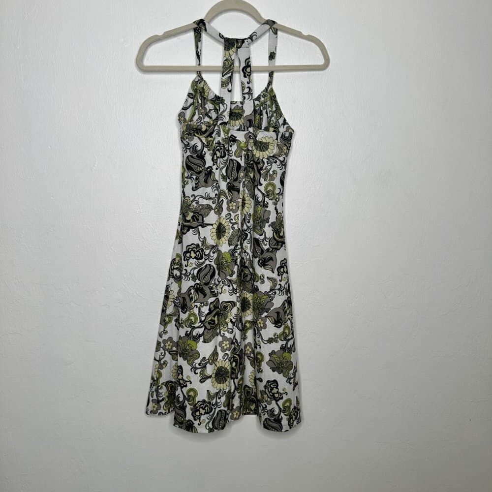 prAna Women's Quinn Dress Gravel Flower Power Small - Thumbnail 6