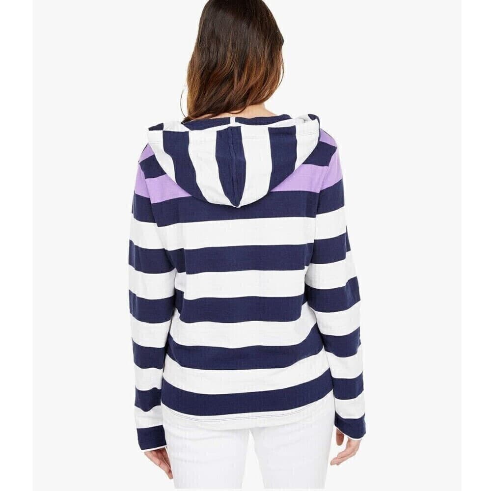 Southern Tide Lightweight Striped Pullover Rosie Hoodie Women’s Size XS - Thumbnail 2