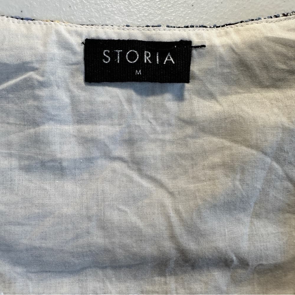 Storia Preppy Crop Tweed Button Up Vest Size M - Thumbnail 5