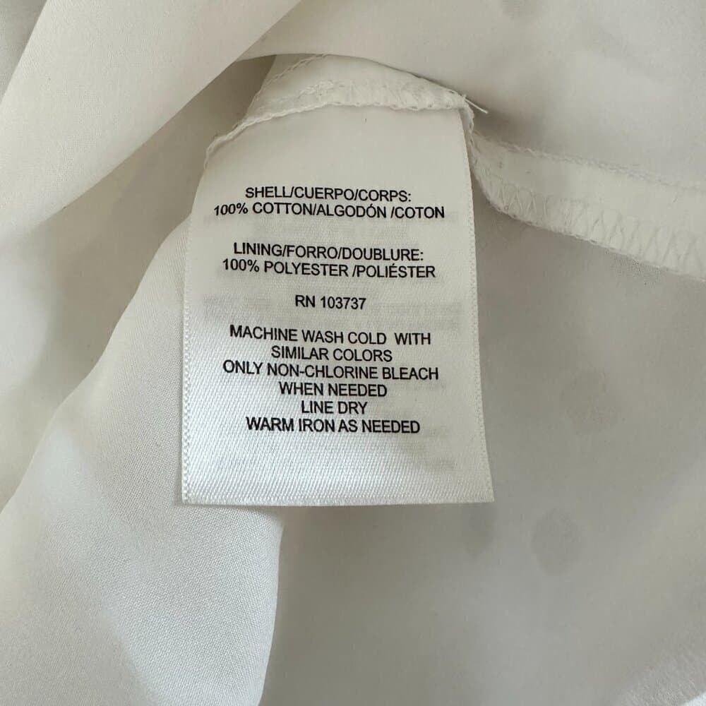 Anthropologie Donna Morgan White Sleeveless Eyelet Dress Size 10 NEW - Thumbnail 11
