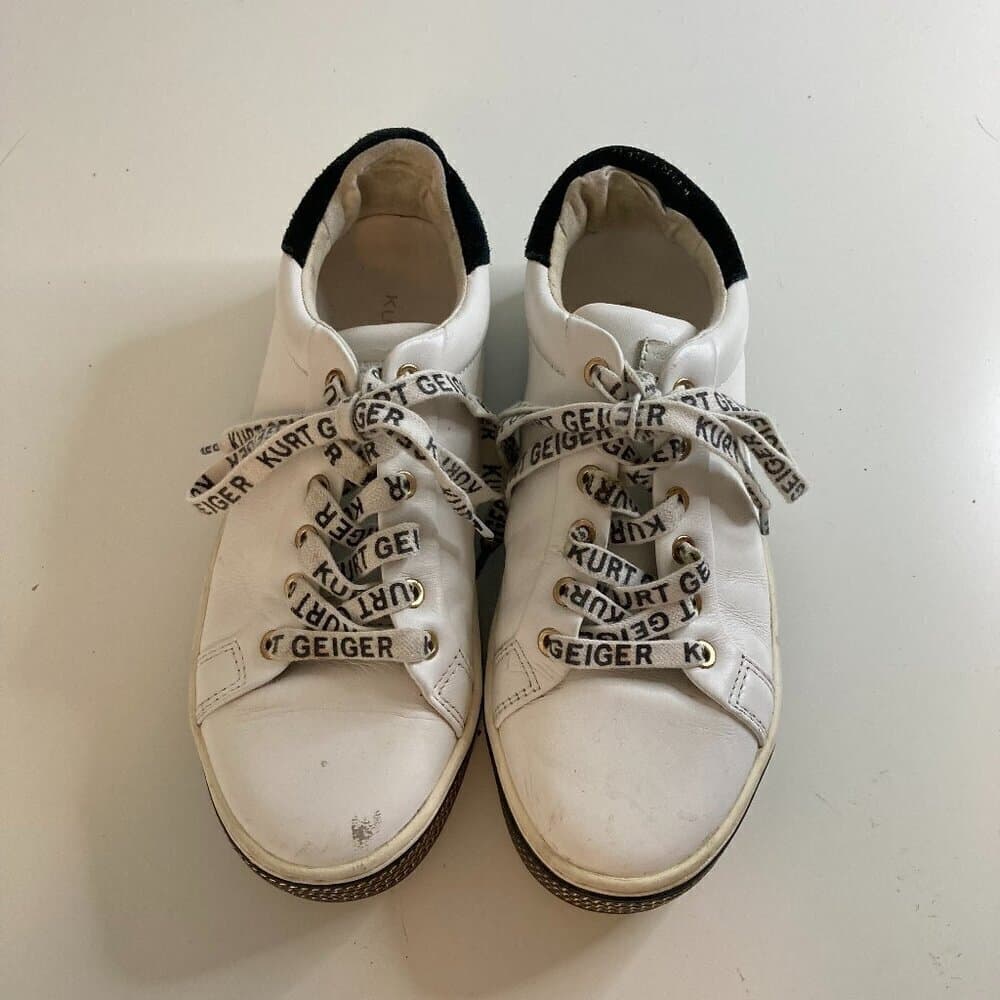 Kurt Geiger London White Lambert Sneakers Size 37 (US Size 7) - Thumbnail 2