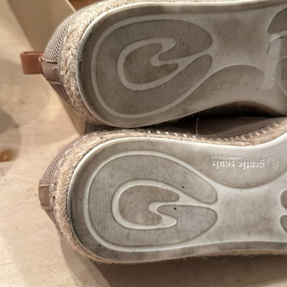 Gentle Souls Tan Lizzy Slip On Espadrille Shoes Size 11 - Thumbnail 9