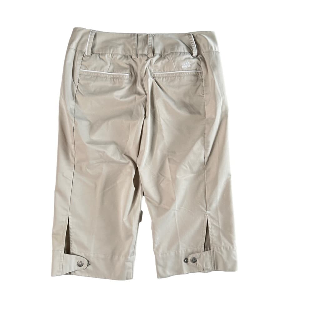 Adidas Sz 6 Climalite Capri Culottes Tan Pants Golf Fishing Outdoors Beachy - Thumbnail 3