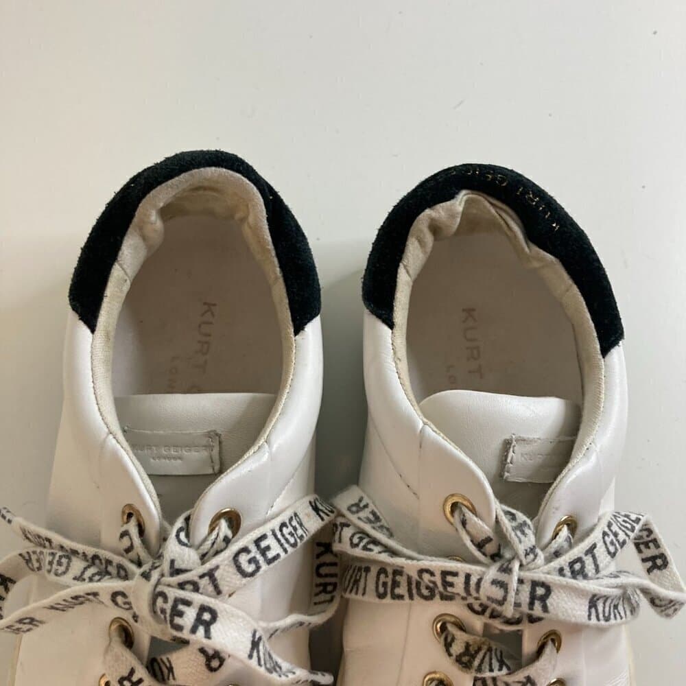 Kurt Geiger London White Lambert Sneakers Size 37 (US Size 7) - Thumbnail 4
