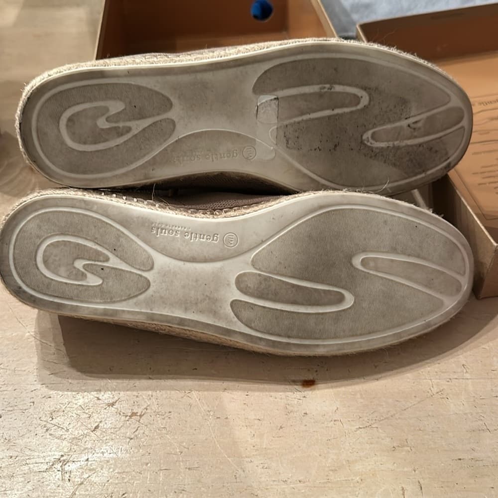 Gentle Souls Tan Lizzy Slip On Espadrille Shoes Size 11 - Thumbnail 8