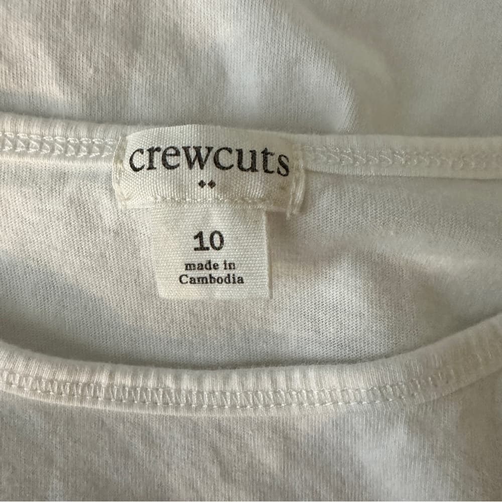 J Crew CrewCuts Long Sleeve Sequin Cake Shirt EUC Kids Size 10 - Thumbnail 4