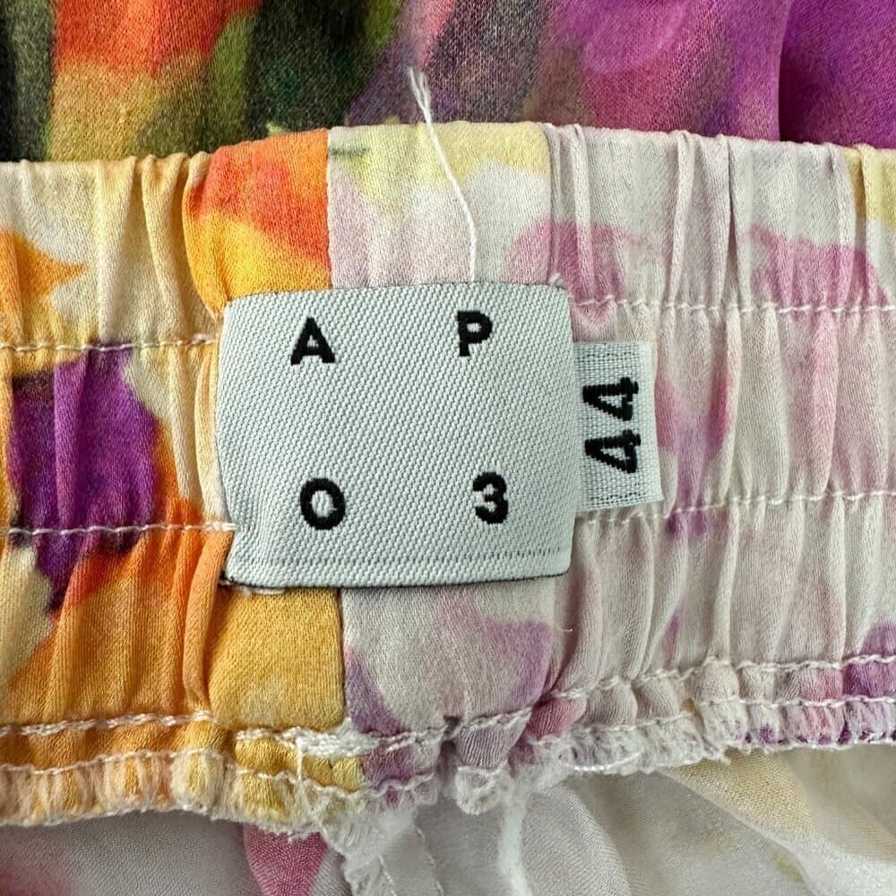 APO3 Floral Silky Flowy Leg Pants Size 44 (US size L) - Thumbnail 5