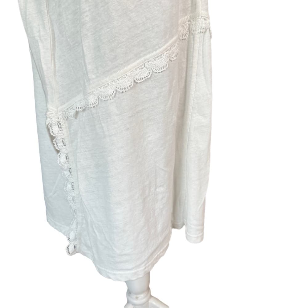DEREK Lam 10 Crosby Size L White Lowell Sleeveless Summer Midi Dress Coastal - Thumbnail 7