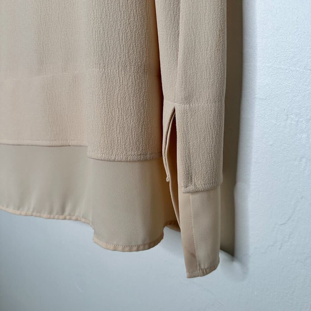 Linea by Louis Dell'Olia Tan Sleeveless Top Size 1X - Thumbnail 2