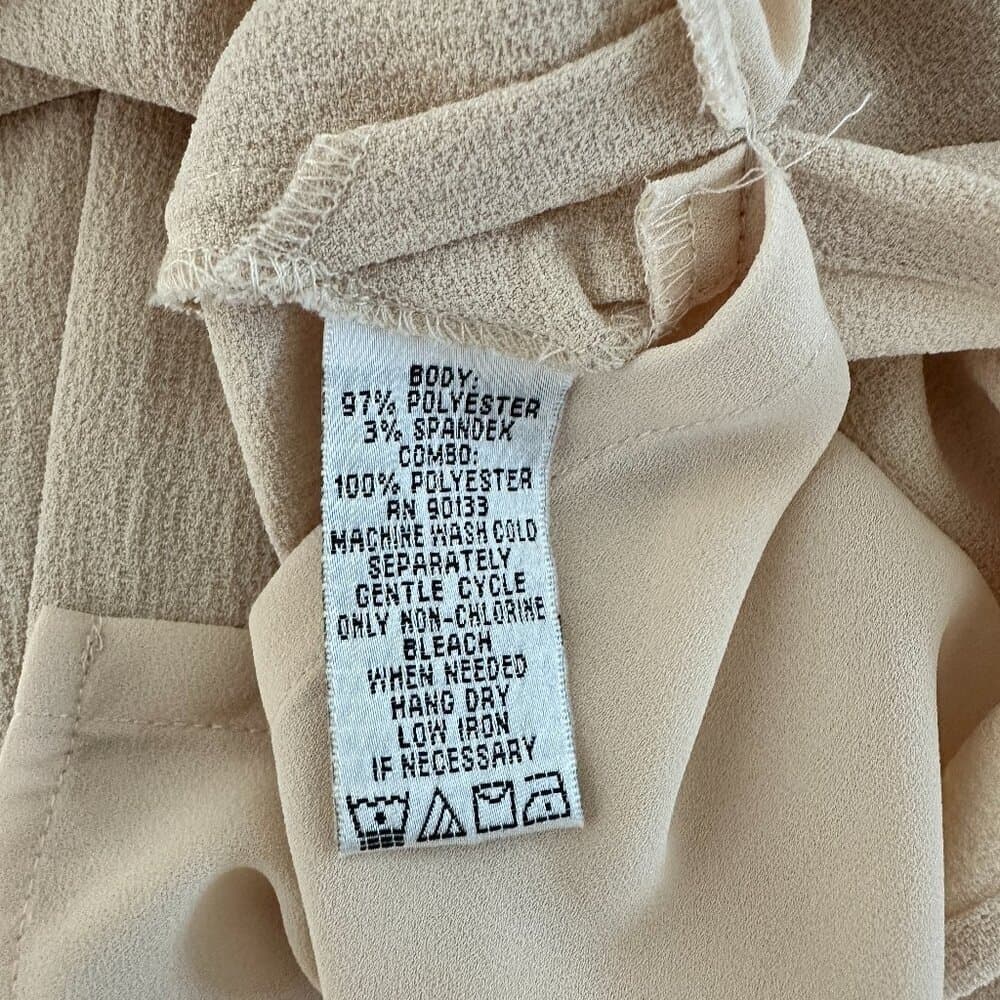 Linea by Louis Dell'Olia Tan Sleeveless Top Size 1X - Thumbnail 7