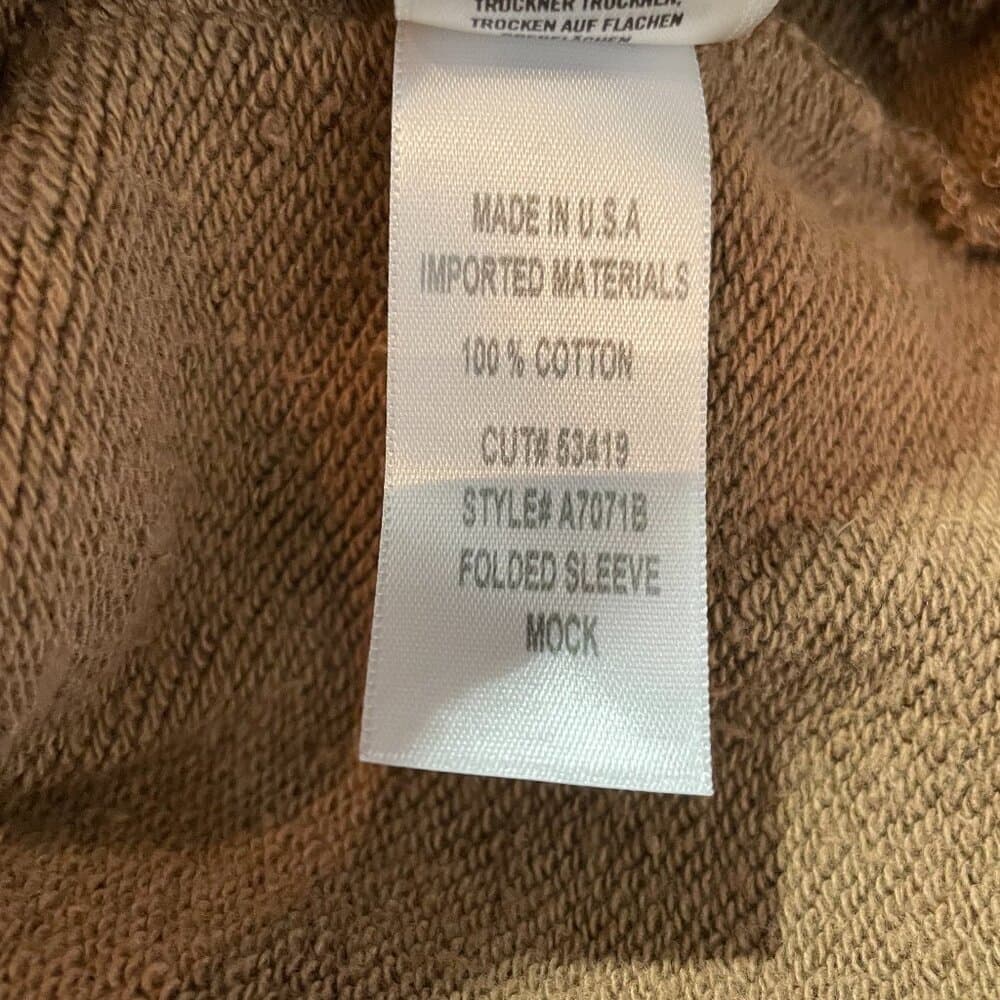 AGOLDE Tigress Puff-Sleeved Sweatshirt Size XL Boxy Big Shoulder - Thumbnail 7