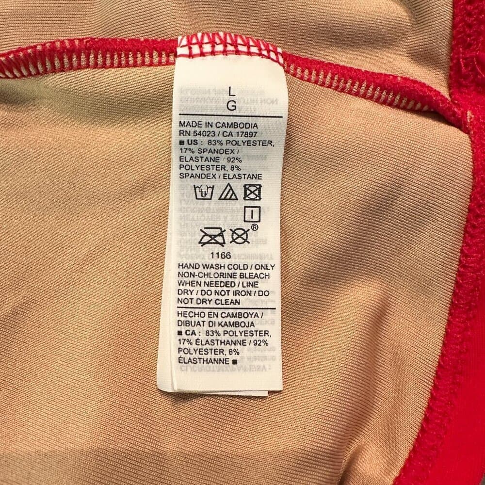 Old Navy Red Ruffle Tankini Top NWOT - Thumbnail 6
