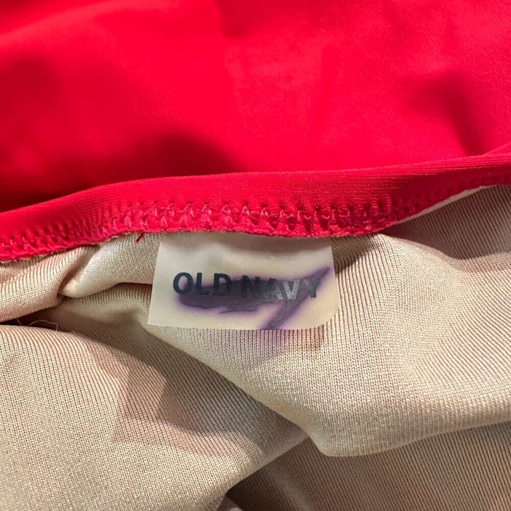 Old Navy Red Ruffle Tankini Top NWOT - Thumbnail 5