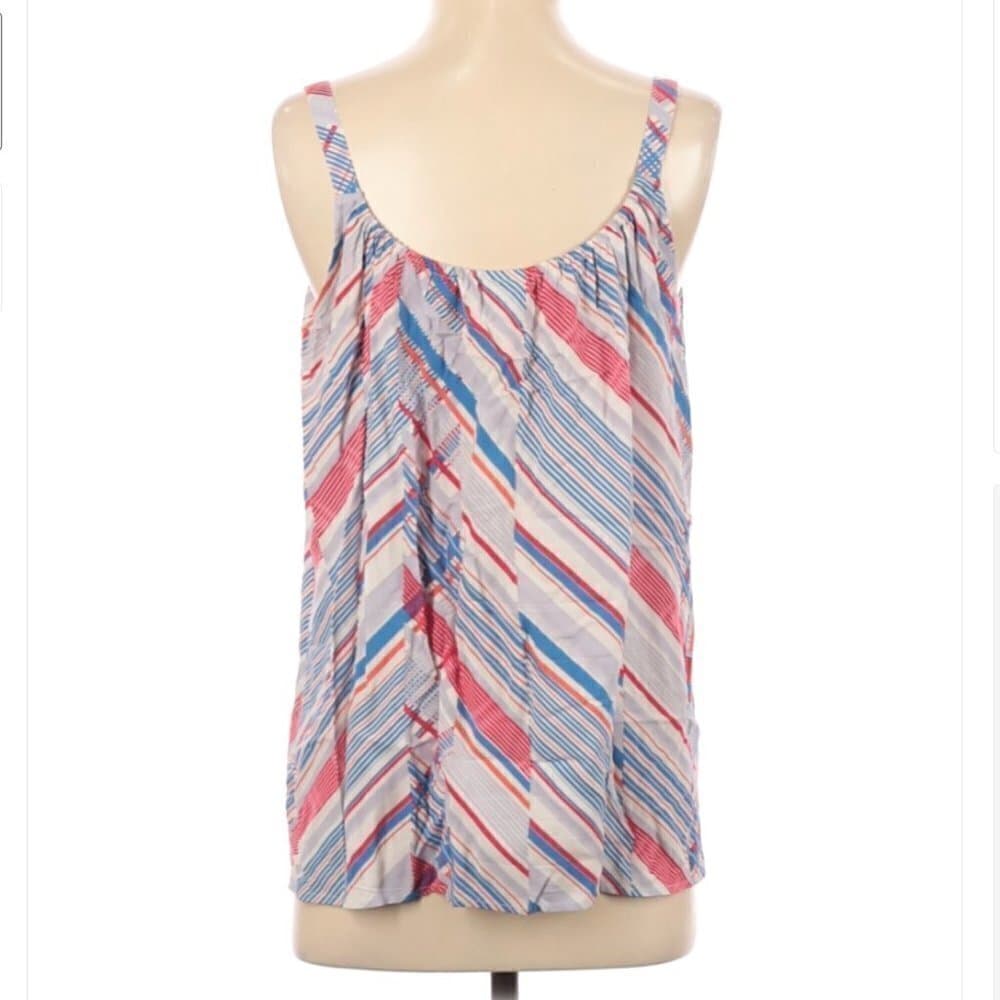 CABI Striped Sleeveless Blouse Size S - Thumbnail 2