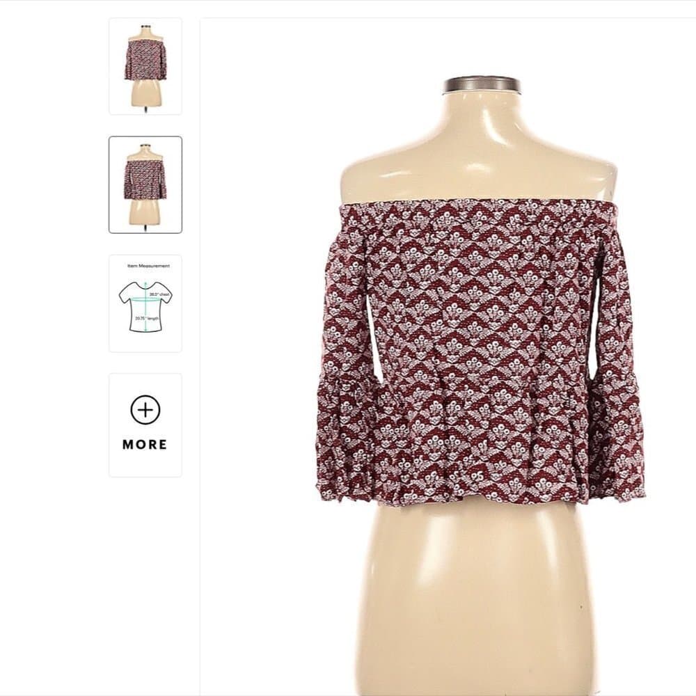 LIKELY Off Shoulder Long Sleeve Top Size XS - Thumbnail 2