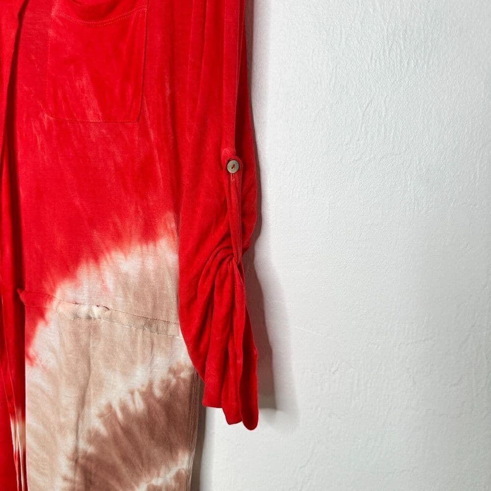 Young Fabulous & Broke Tie-Dye Long Sleeve Boho Beachy Festival Dress Size Small - Thumbnail 3