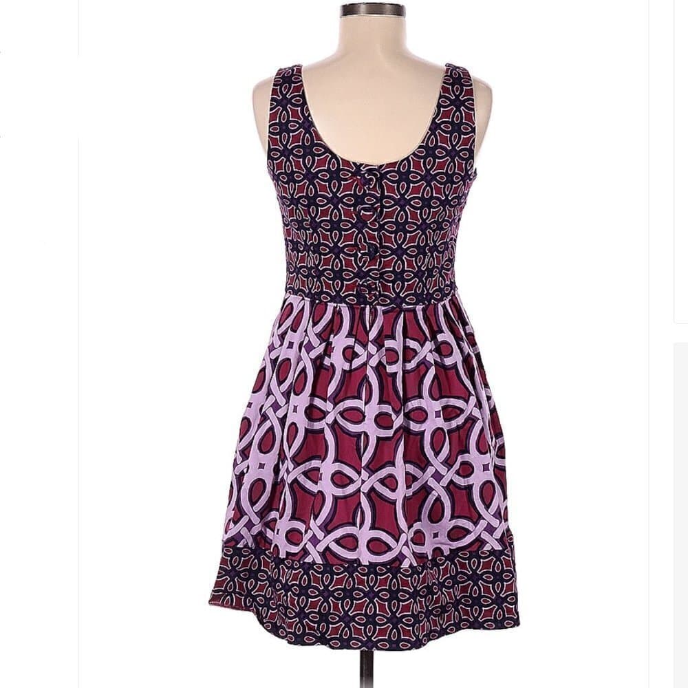 TAYLOR Purple Sleeveless Dress Size 6 - Thumbnail 2