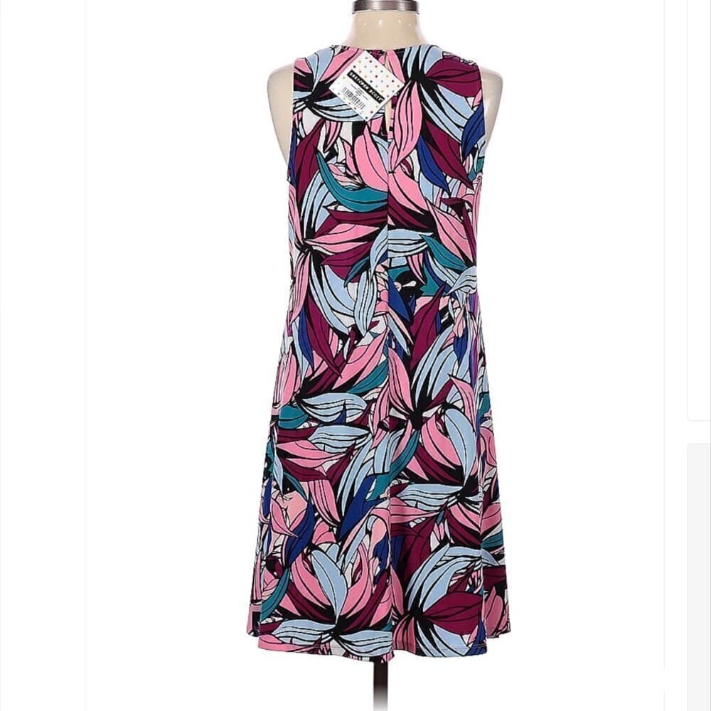 GRETCHEN Scott Designs Coloful Floral Dress Size XS Beachy Golf Preppy - Thumbnail 2
