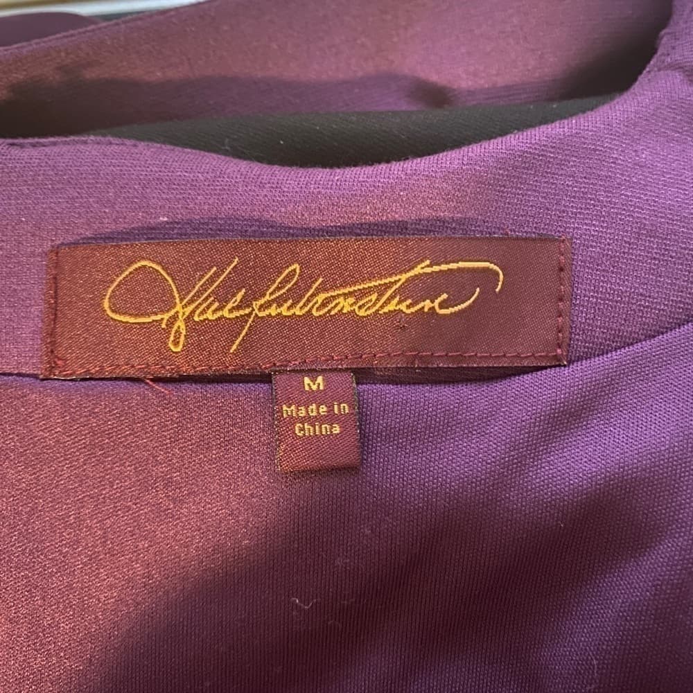 LONG Sleeve Purple Dress Size M - Thumbnail 4