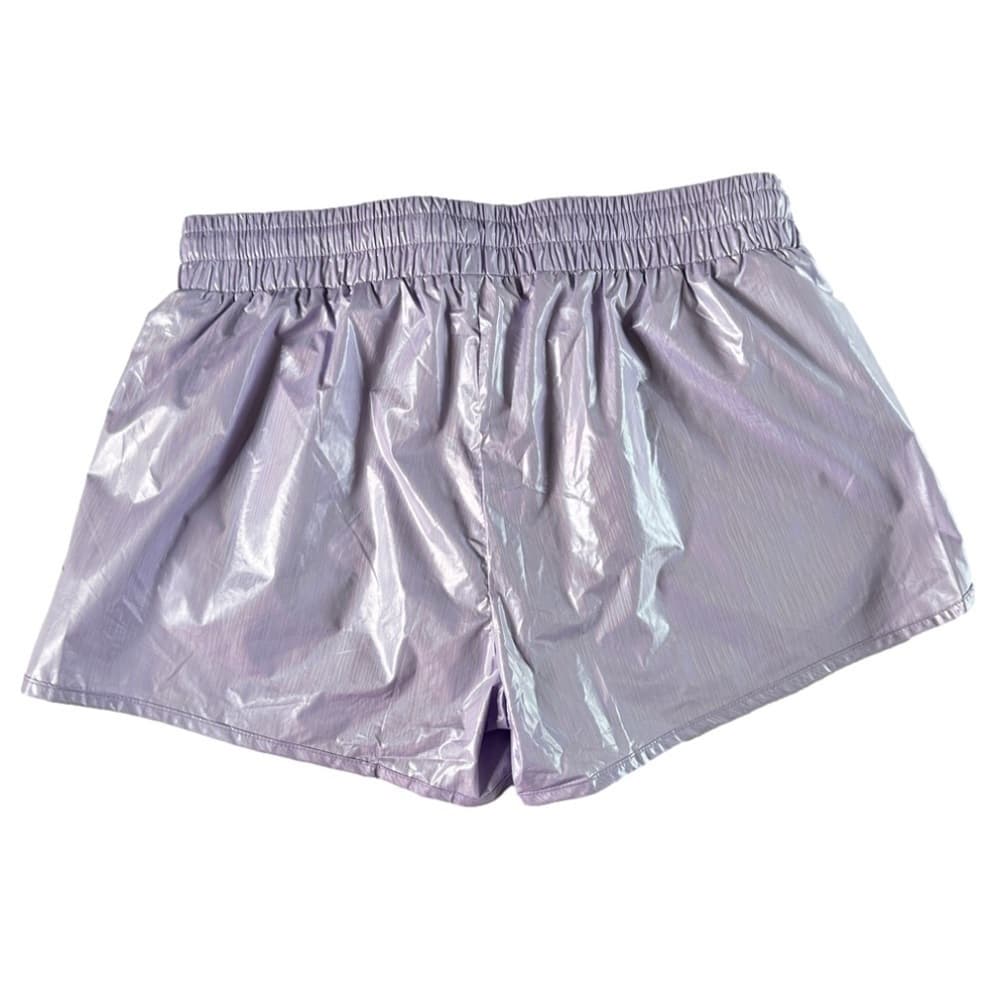 ZYIA Activewear Lilac Shine Summer Bomber Shorts Size XL - Thumbnail 4