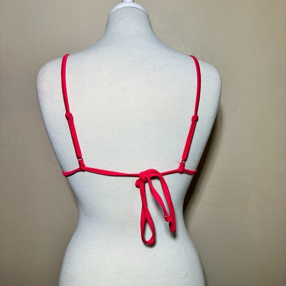 Old Navy Cosmic Rouge Ribbed String Bikini Top NWOT - Thumbnail 5