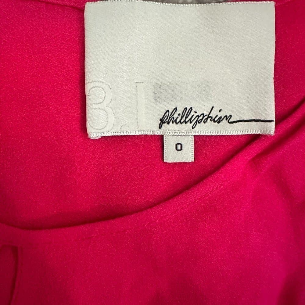 3.1 Phillip Lim Bright Pink Sleeveless Blouse Size 0 - Thumbnail 3