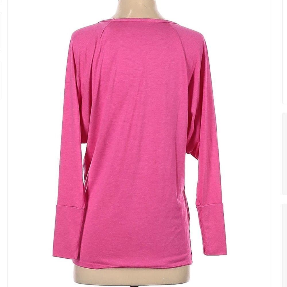 TRINA Turk Recreation Pink Long Sleeve Top Size S - Thumbnail 2