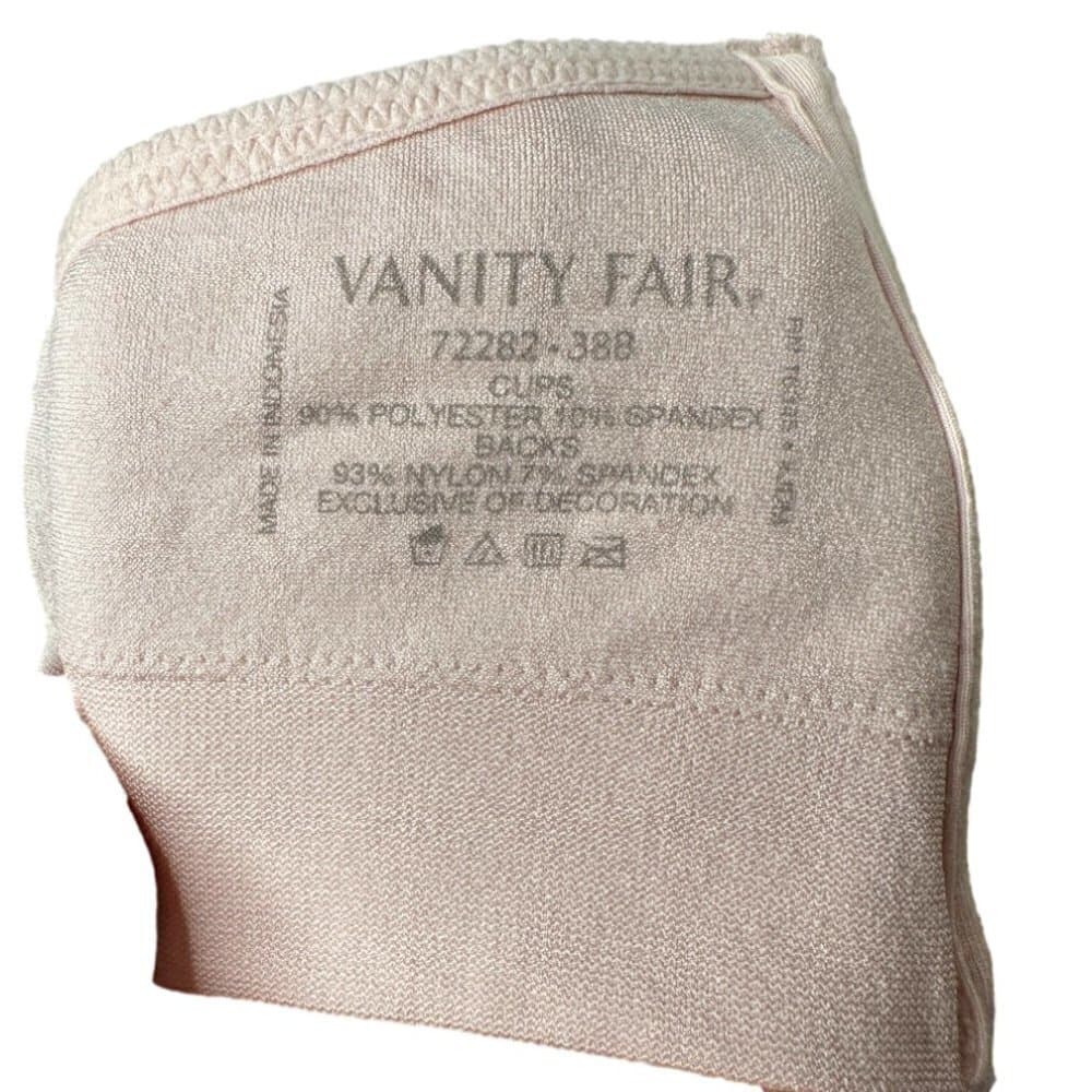 NEW Vanity Fair Lightly Padded Unlined Beyond Comfort Bra Size 38B - Thumbnail 3