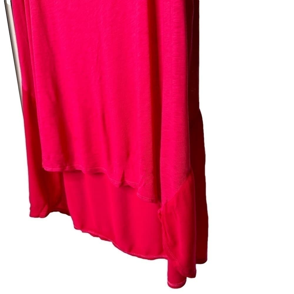 XCVI Mixed Media Pink Sleeveless Tank Top Size 2X Beach Summer Vacation - Thumbnail 2