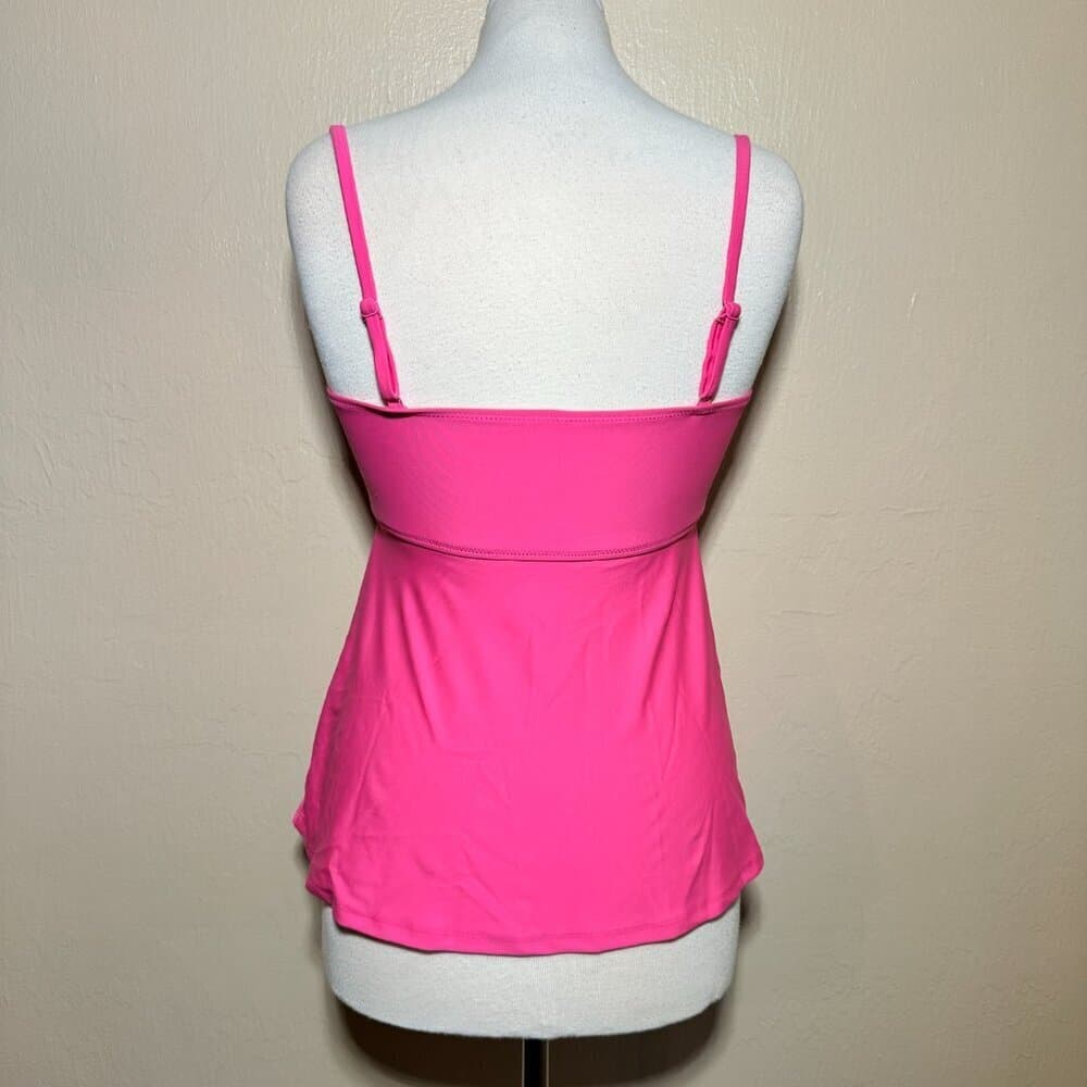 Old Navy Red Ruffle Tankini Top NWOT - Thumbnail 3