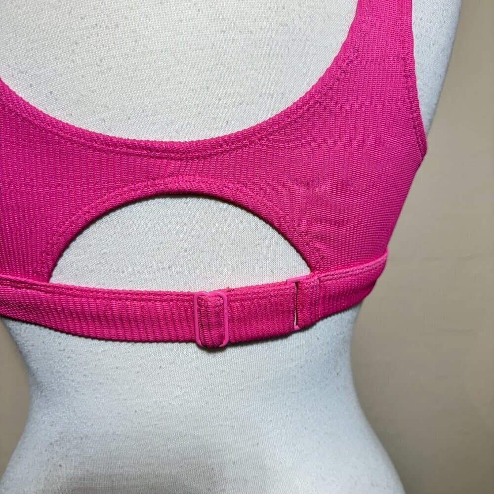 Old Navy Pink Tie Front Keyhole Opening Size S NWOT - Thumbnail 5