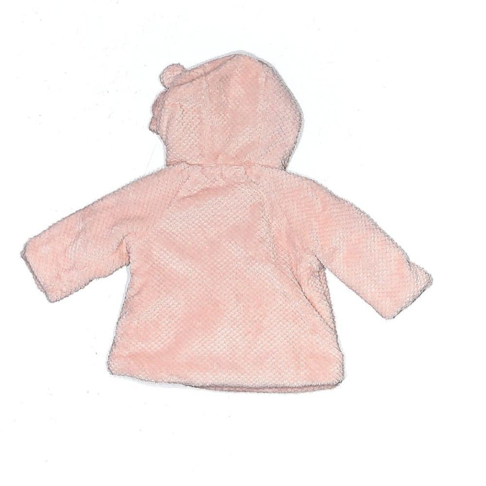 TAHARI Fleece Pink Baby Jacket Size 3-6 mo - Thumbnail 2