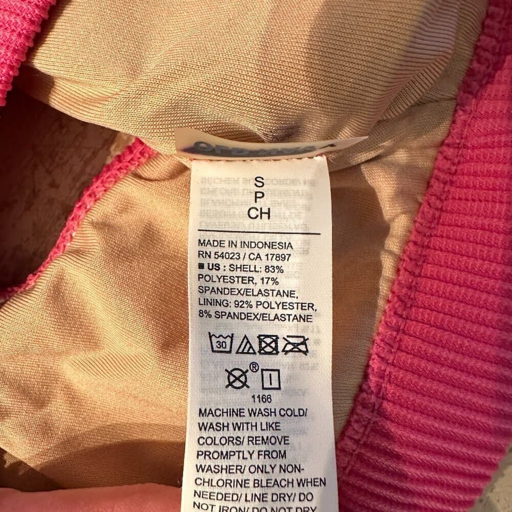 Old Navy Pink Tie Front Keyhole Opening Size S NWOT - Thumbnail 6