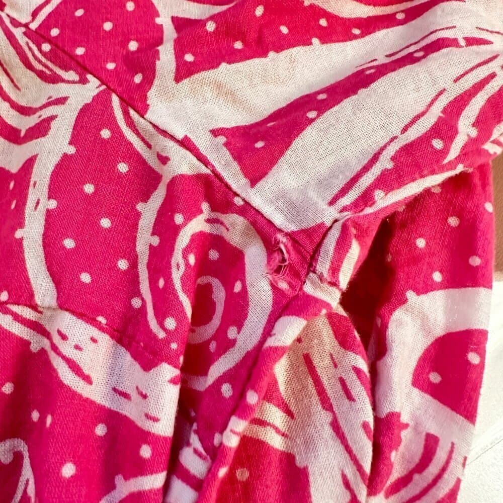 Lilly Pulitzer Seashell Coverup, Pink/Teal Womens Size M - Thumbnail 7