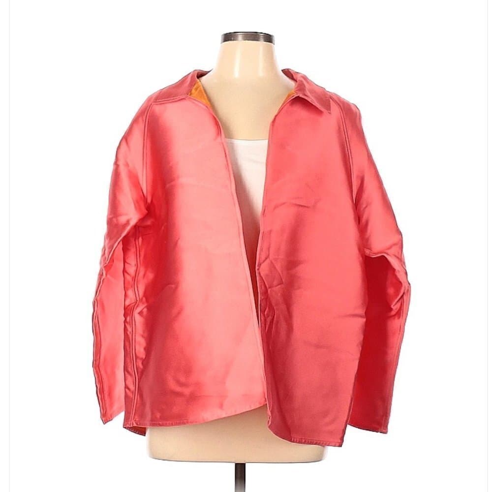 New Lafayette 148 New York Grapefruit Jacket Size L - Thumbnail 2