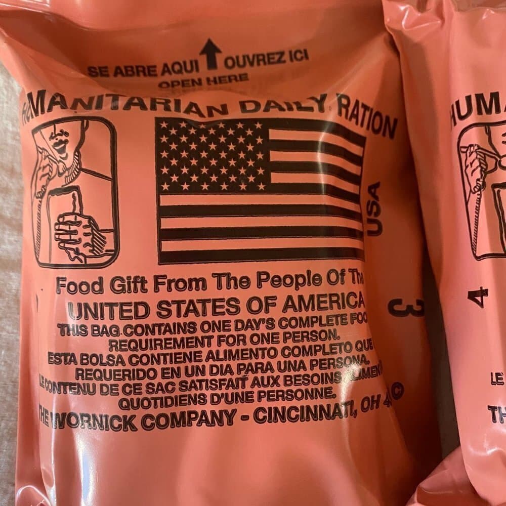 2 NEW HUMANITARIAN MREs [Inspection 12/20] Meals Ready To Eat - Thumbnail 2