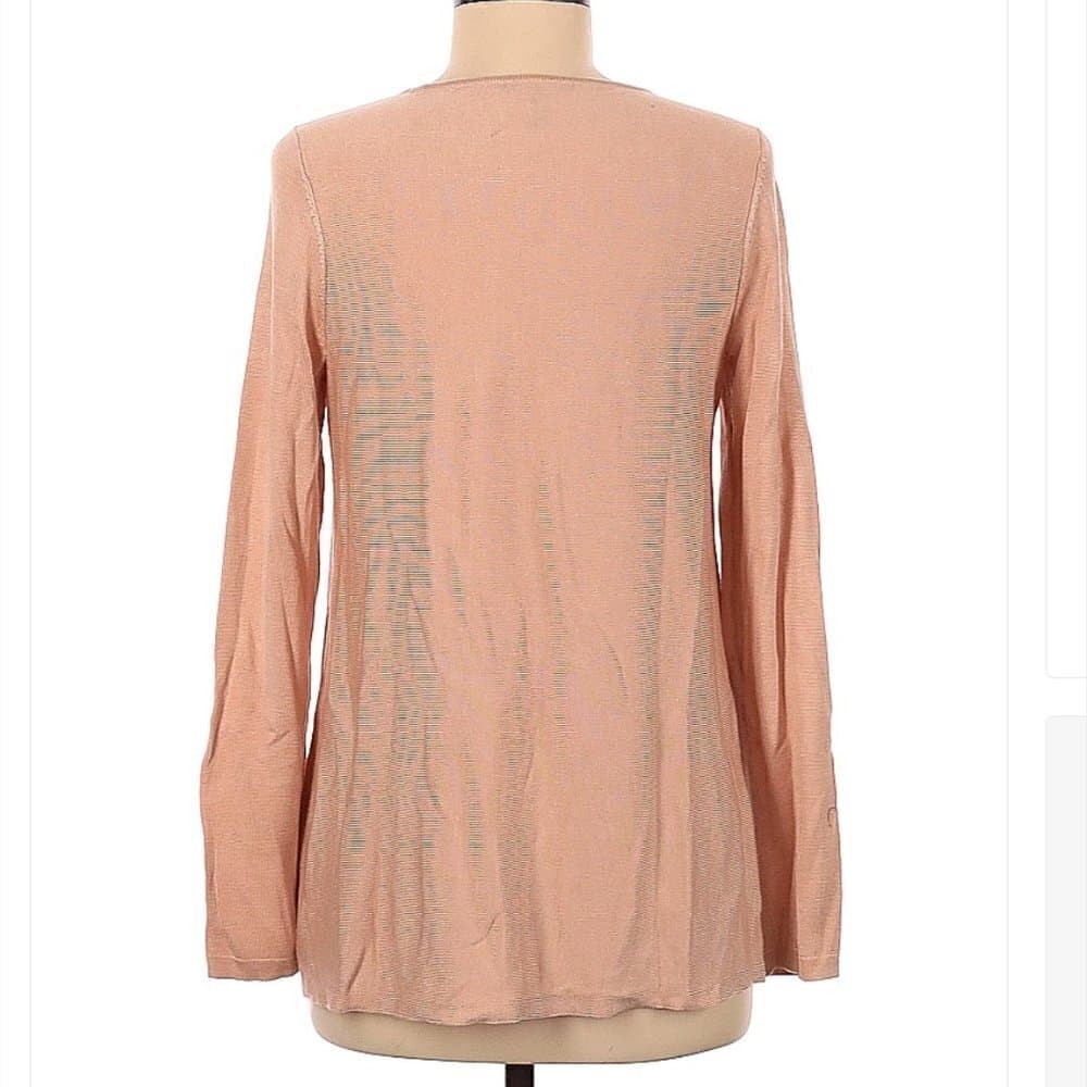 Eileen Fisher Pullover Orange Sweater Size XS - Thumbnail 2