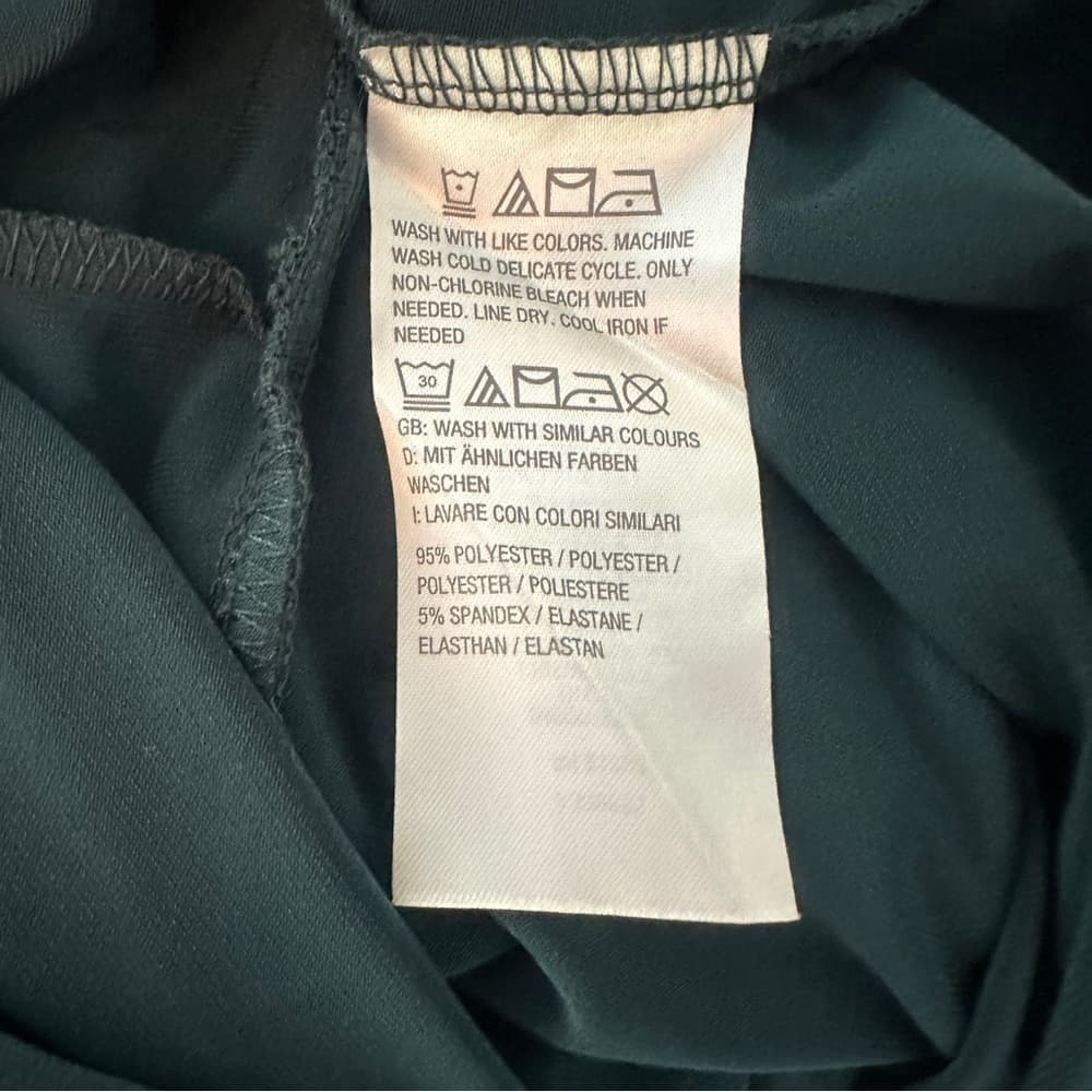 J Jason Wu Green Faux Wrap Long Sleeve Top Size M - Thumbnail 3