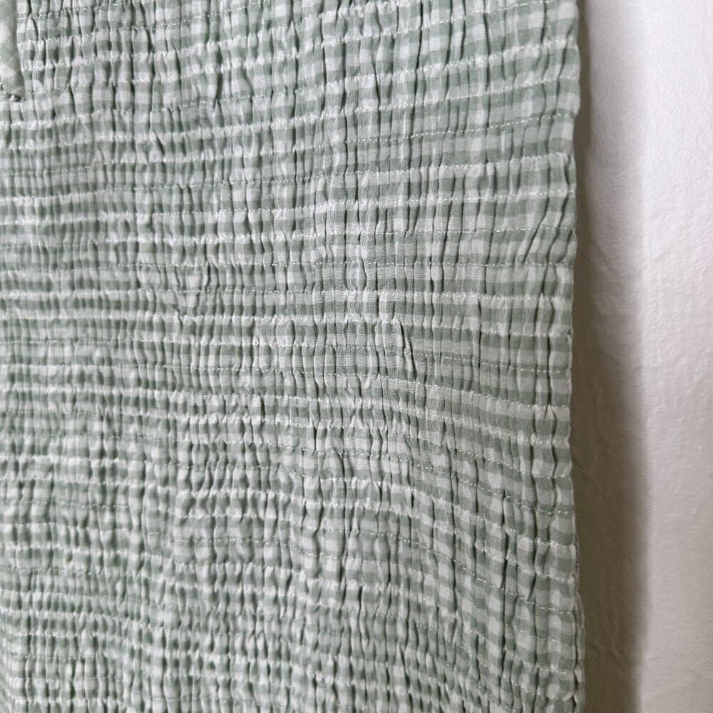 Princess Polly Korina Gingham Green and White Mini Dress Size 4 NEW - Thumbnail 7