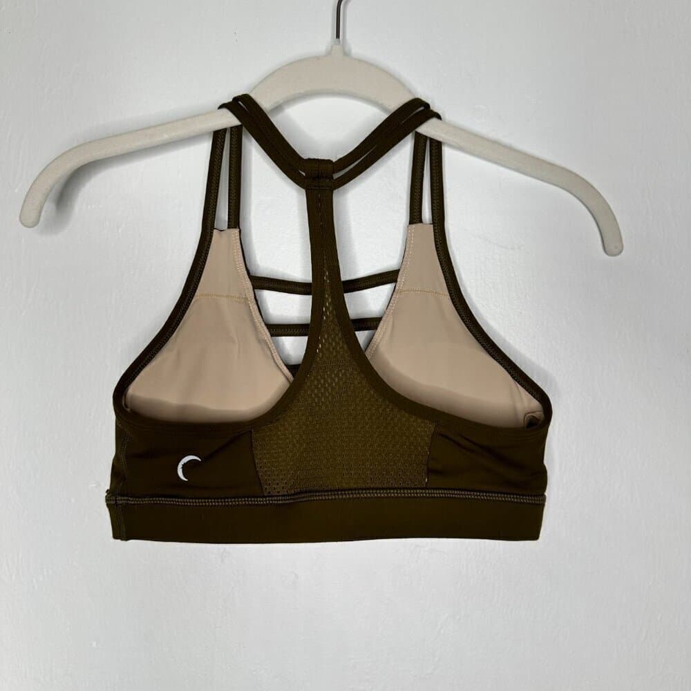 Zyia Grid olive green sports bra athletic Size S - Thumbnail 5