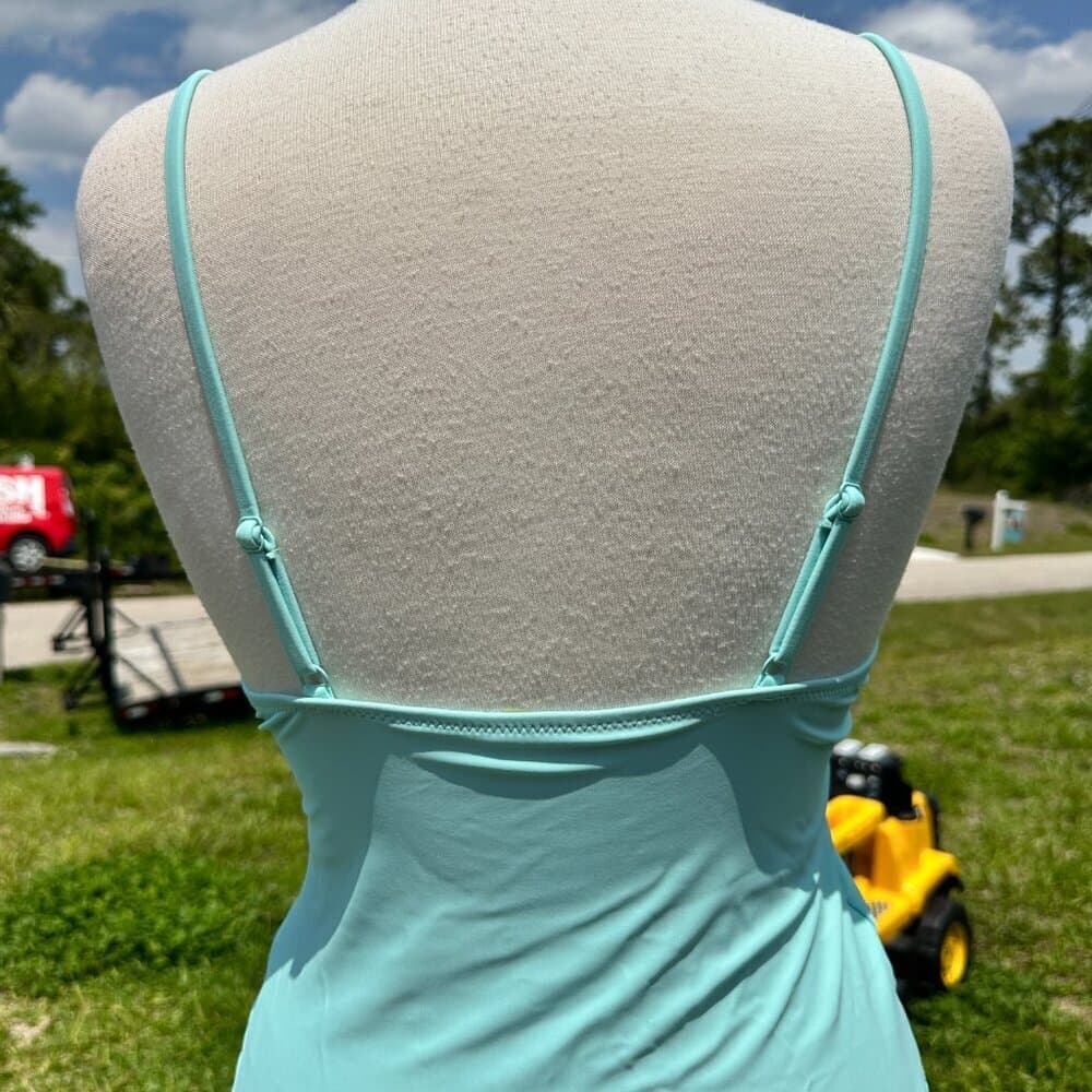 Old Navy V-Neck Ruffle-Trimmed Tankini Swim Top NWOT - Thumbnail 6