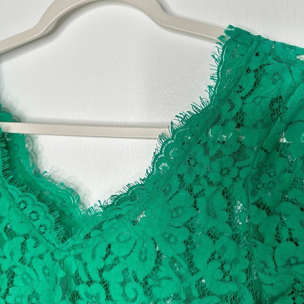 Joie Short Sleeve Lace Blouse Size XS - Thumbnail 4