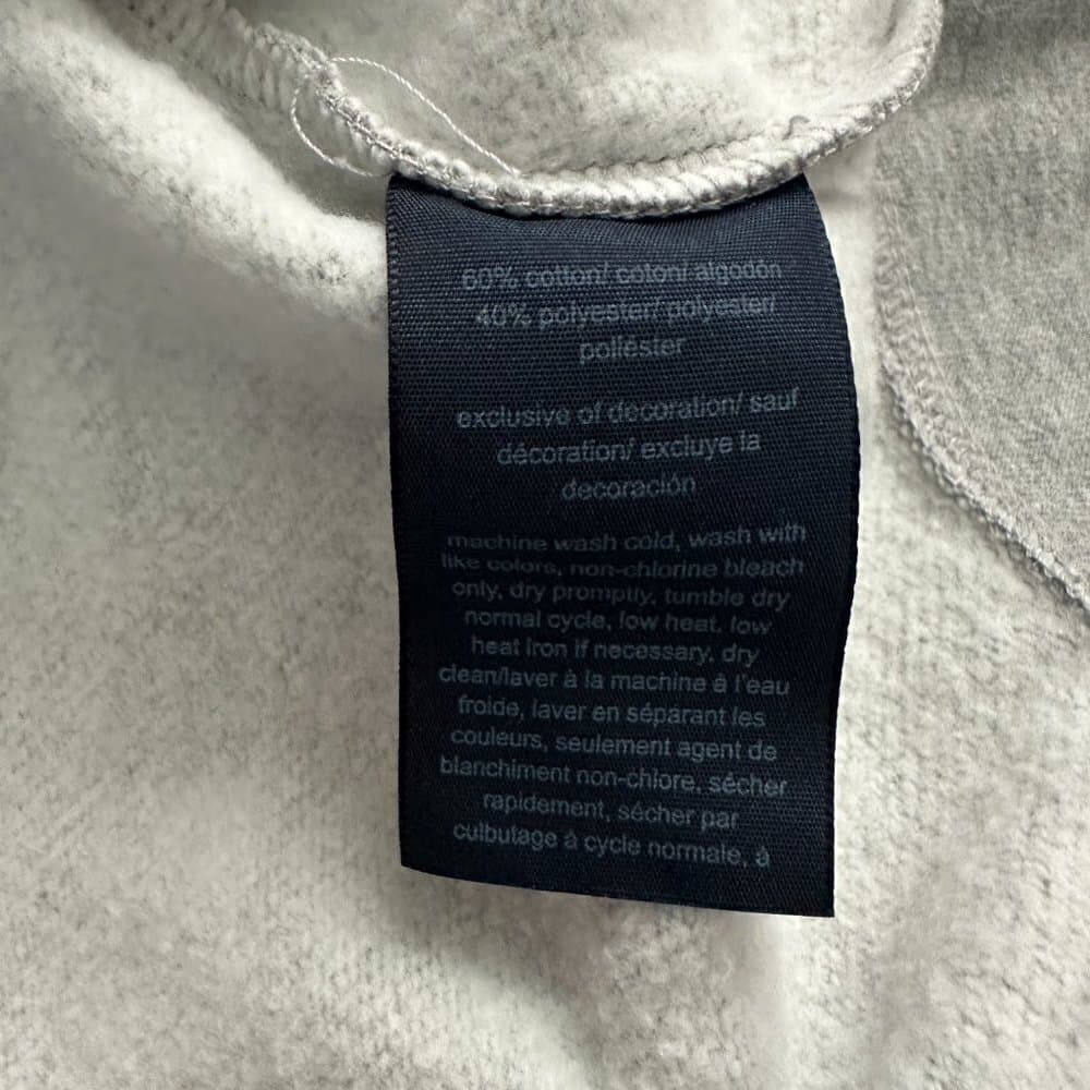 Tommy Hilfiger Gray Mock Neck Crop Sweatshirt Size S - Thumbnail 5