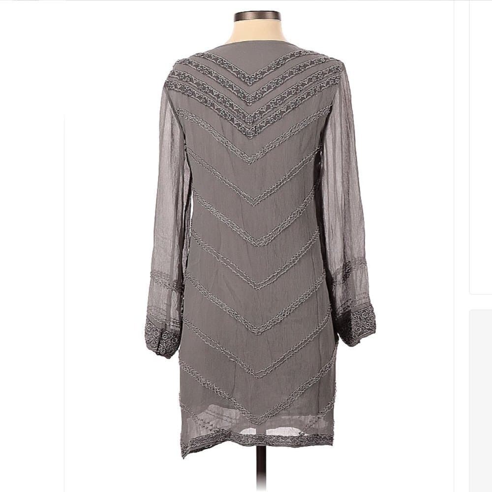 Calypso St. Barth Gray Long Sleeve Dress Size XS - Thumbnail 2