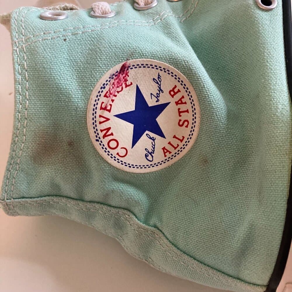 Converse Chuck Taylor All star High Tops Women Sz 12 Men Sz 10 Mint Green - Thumbnail 4